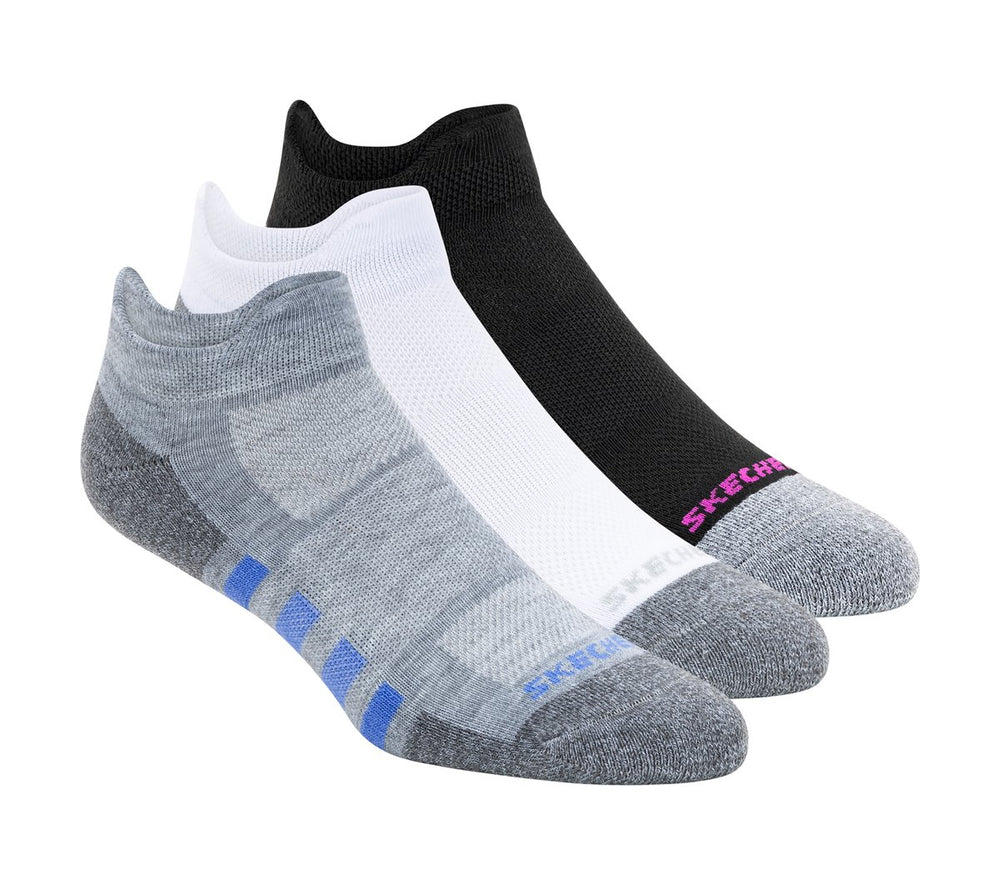 Skechers Sale | Work: Lowcut Heel Tab Socks - 3 Pack