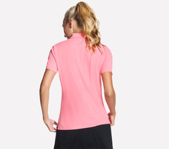 Skechers Onsale | GO GOLF Short Sleeve Birdie Zip Front Polo