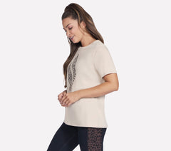 Skechers Sale | Diamond Cheetah Short Sleeve Tee