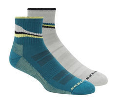 Skechers Discount | 2 Pack Men's Quarter Trail Socks