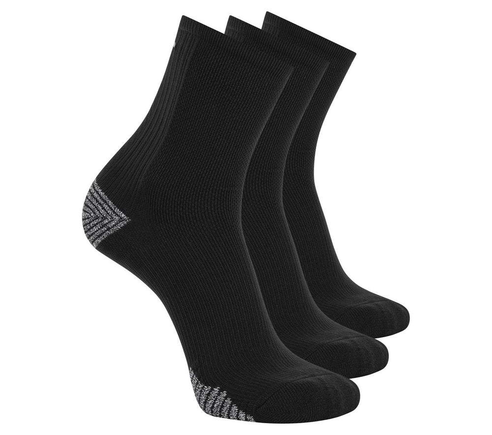 Skechers Sale | 3 Pack Men's Performance Running High Quarter Socks