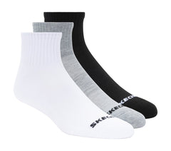 Skechers Sale | 3 Pack Quarter Crew Sport Socks