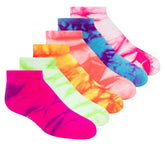 Skechers | 6 Pack Girls' Tie Dye Fashion Socks