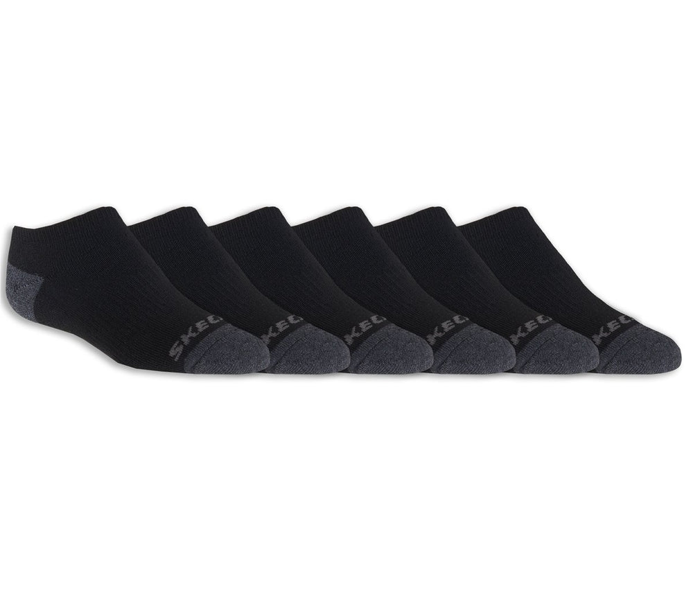 Skechers | 6 Pack Boys' No Show Socks