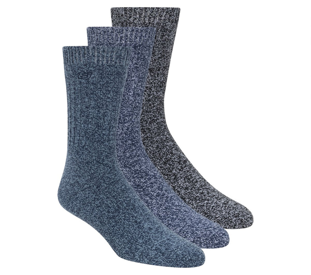 Skechers For Sale | Super Soft Boot Crew Socks - 3 Pack