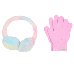 Skechers Onsale | Tie Dye Heart Earmuff and Glove Set