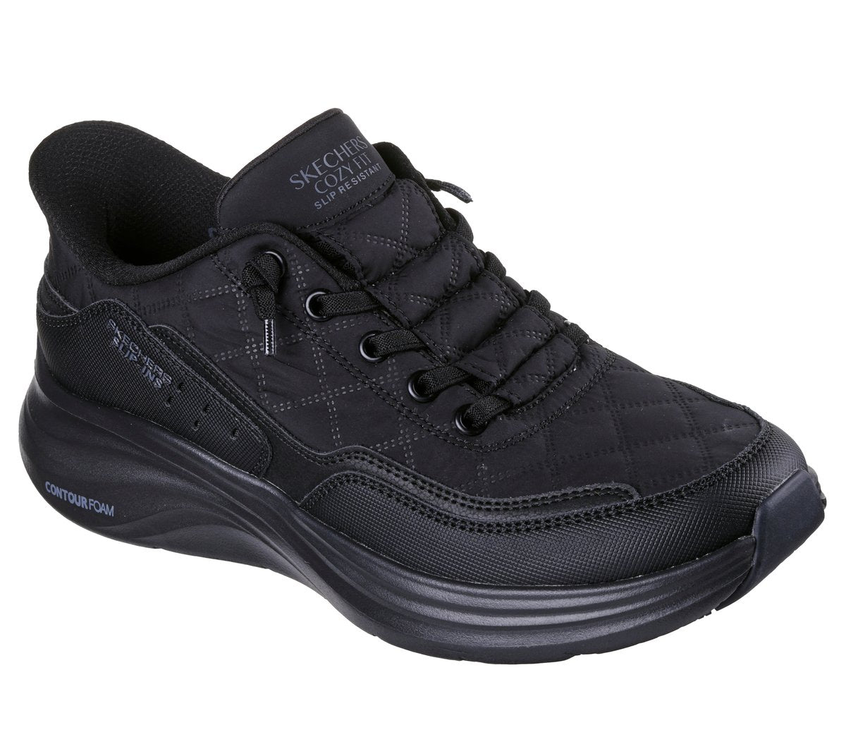 Skechers Discount | Slip-ins Work Slip-Resistant: Contour Foam - Cozy Fit