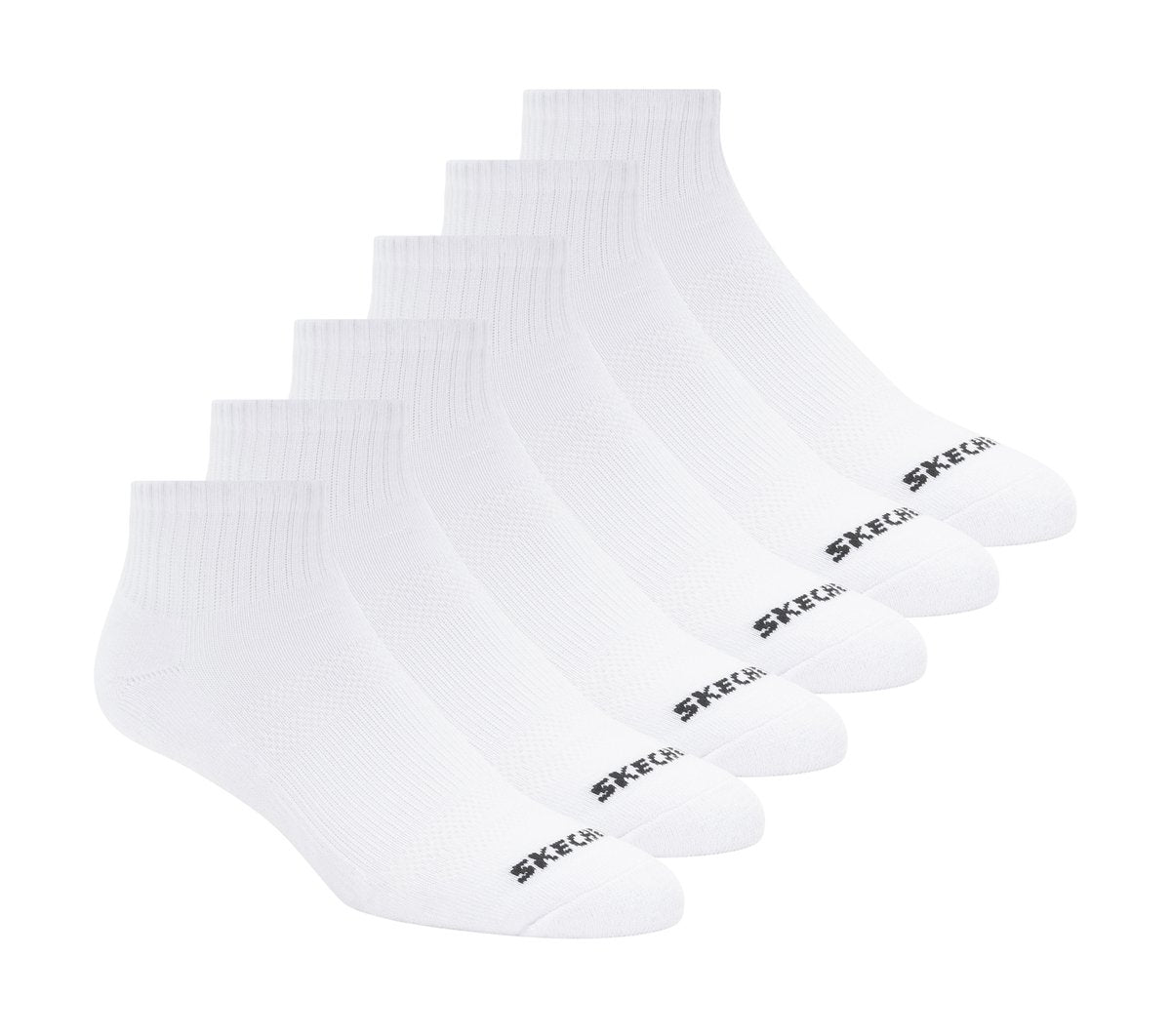 Skechers Onsale | 6 Pack Core Quarter Medium Socks