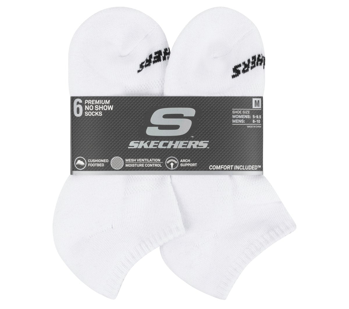 Skechers For Sale | 6 Pack Core Low Cut Medium Socks