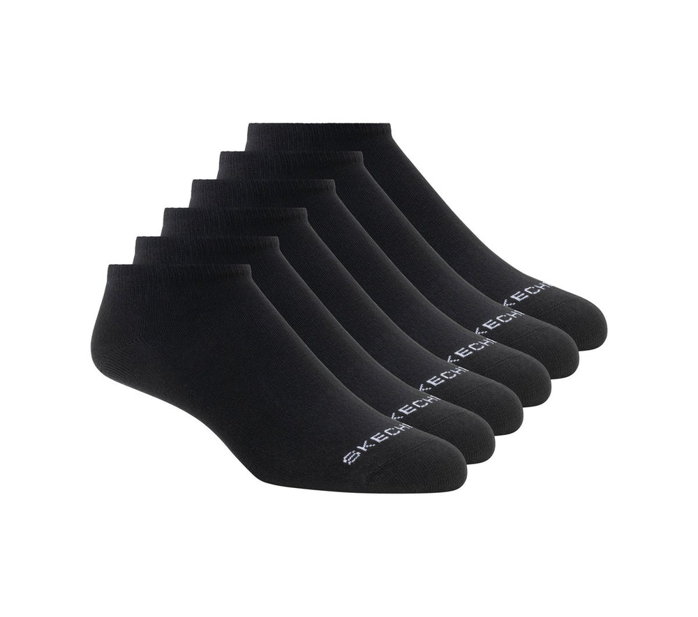 Skechers For Sale | Cotton No-Show Socks - 6 Pack