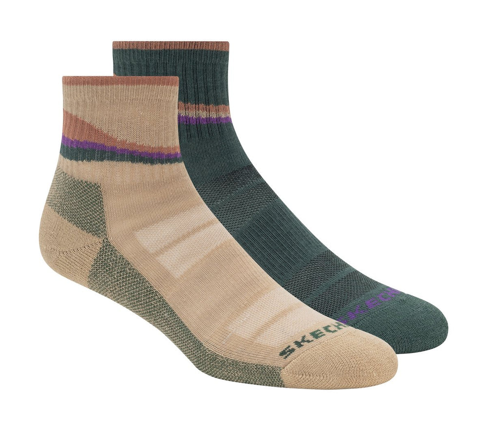 Skechers Discount | 2 Pack Women's Trail Quarter Socks