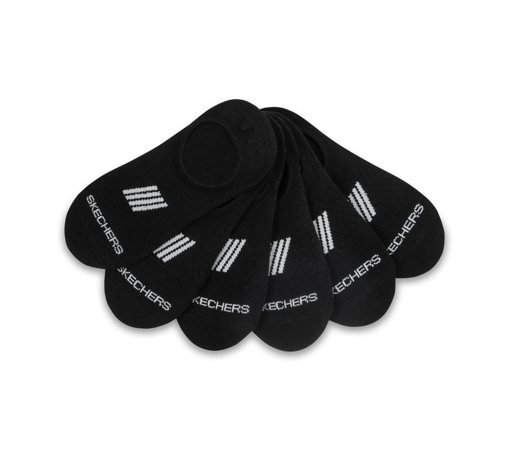 Skechers For Sale | Super Soft No Show Liner Socks - 6 Pack
