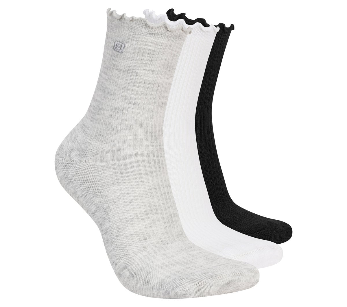 Skechers Onsale | 3 Pack Women's Ankle Lettuce Socks
