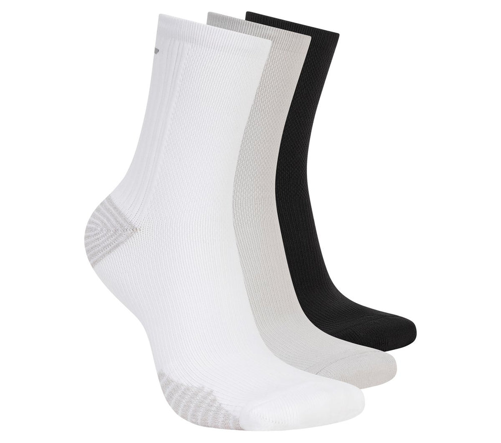 Skechers Discount | 3 Pack Women's Half Terry Low Crew Socks