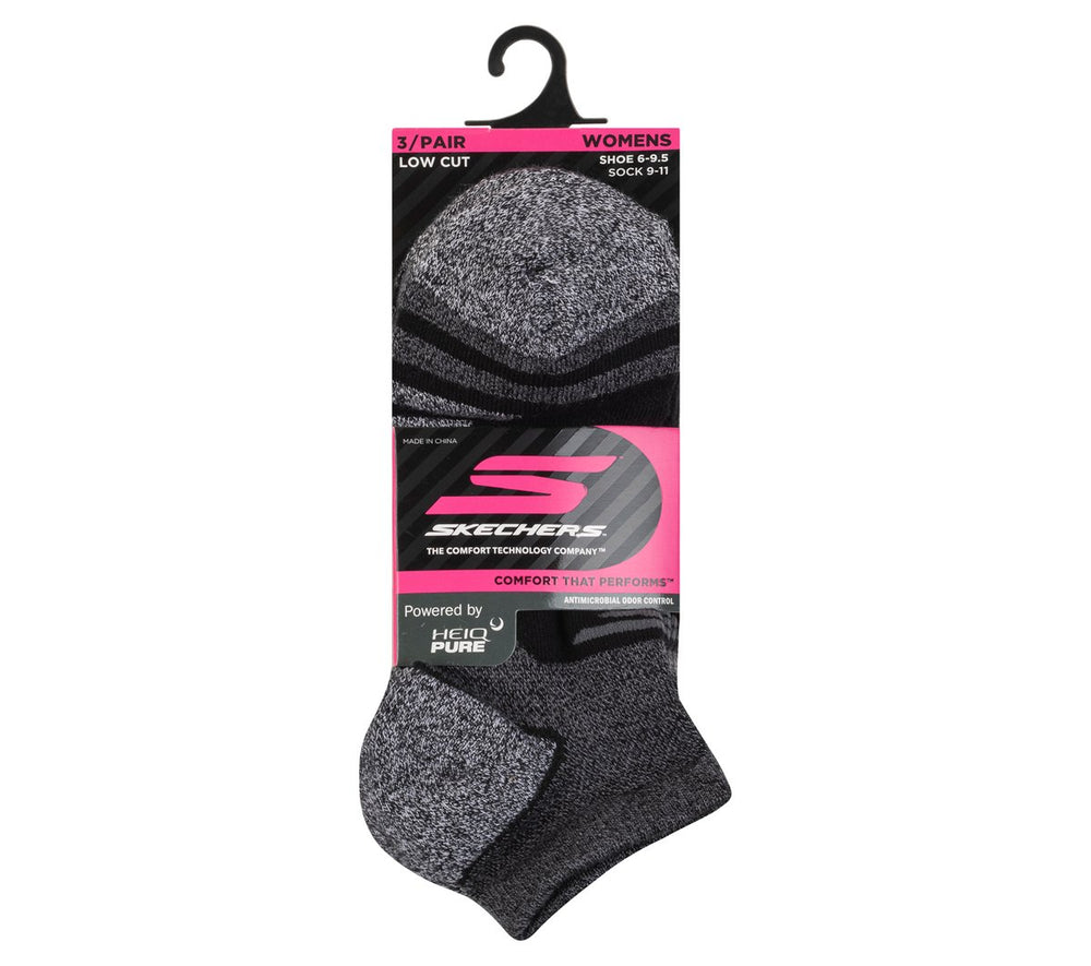 Skechers Onsale | 3 Pack Women's Performance Low Cut Running Socks
