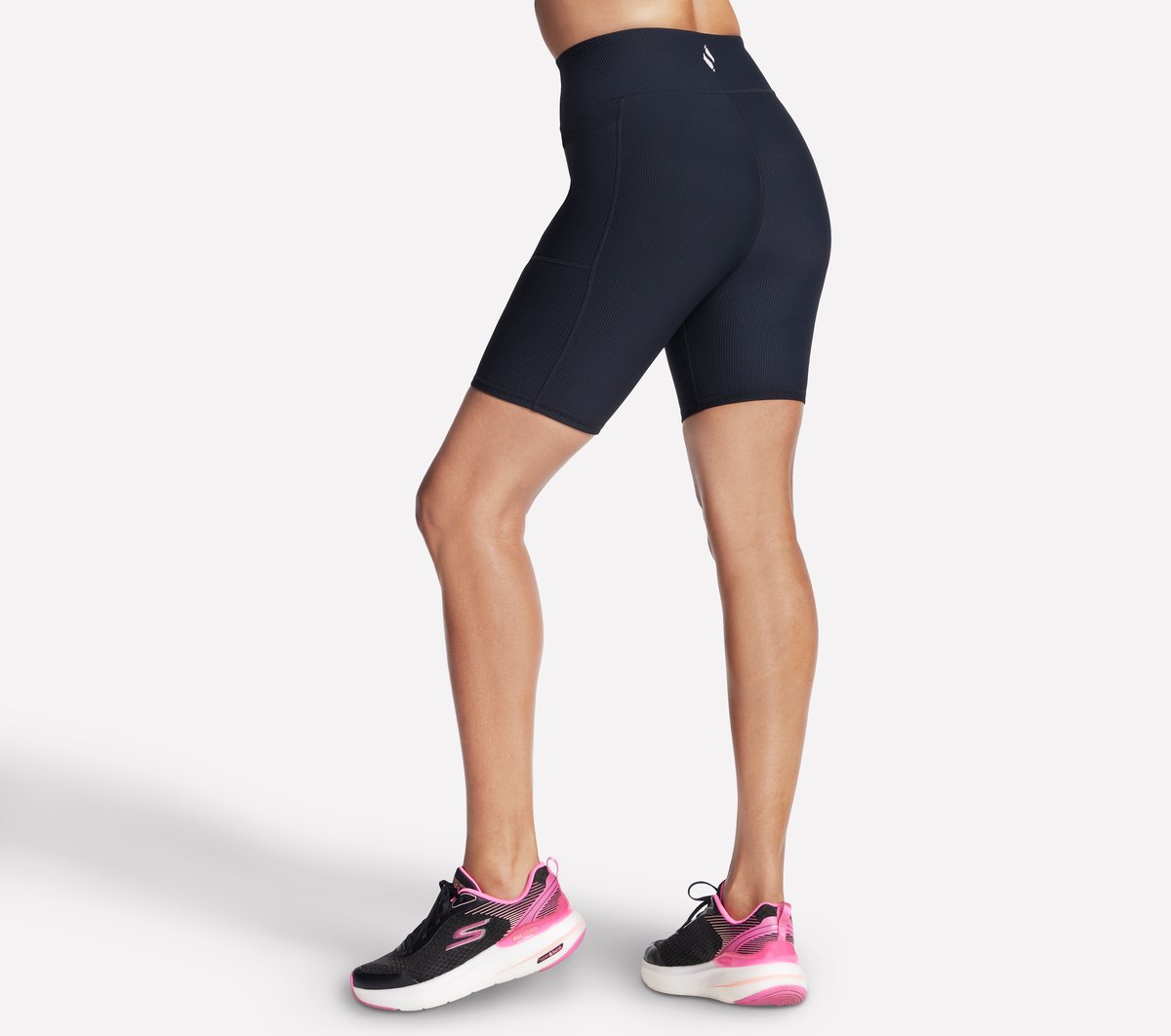 Skechers Onsale | GO FLEX RIB High Waisted 8 Inch Bike Short