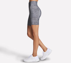Skechers For Sale | GO FLEX Printed High Waisted 8 Inch Bike Short