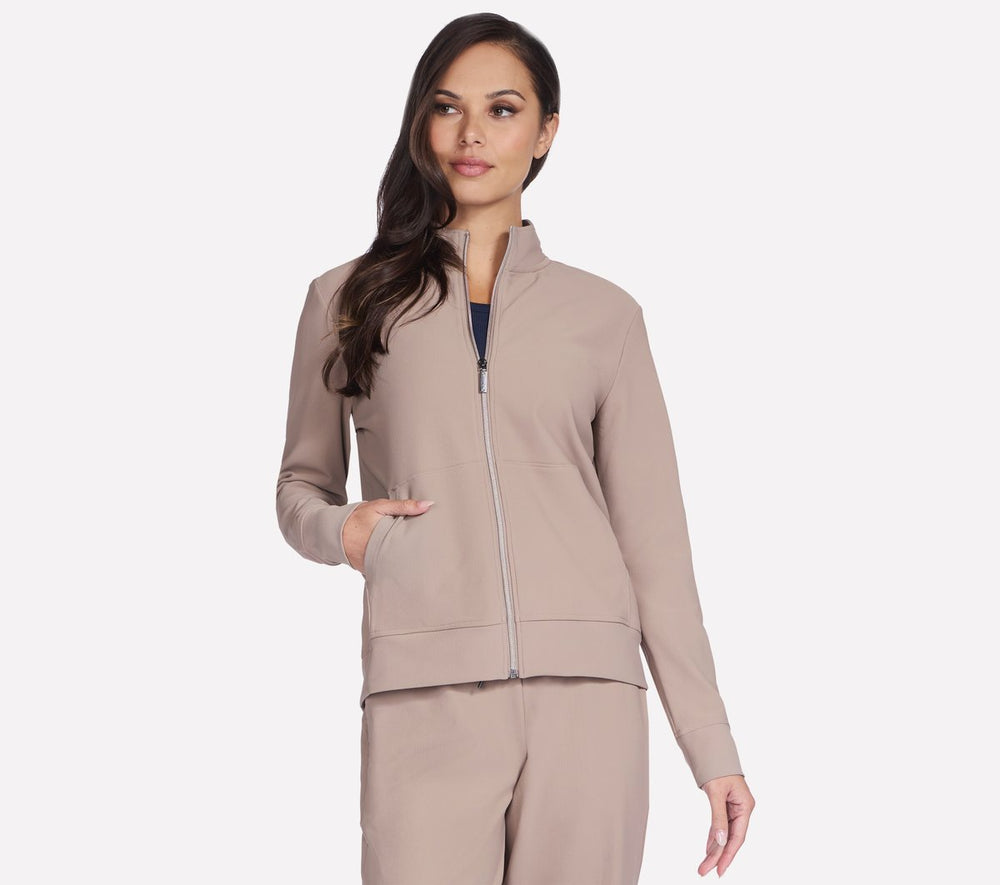 Skechers Sale | GO Luxe Rib Everyday Full Zip Jacket