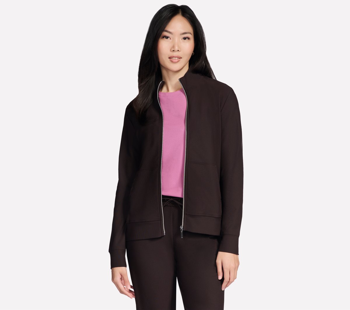Skechers Discount | GO Luxe Rib Everyday Full Zip Jacket