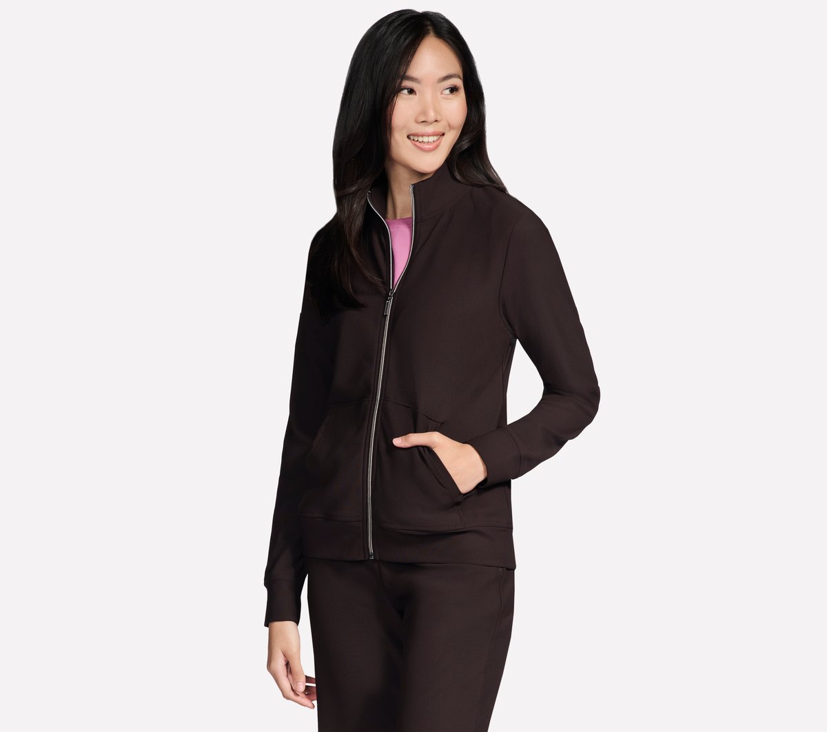 Skechers Discount | GO Luxe Rib Everyday Full Zip Jacket