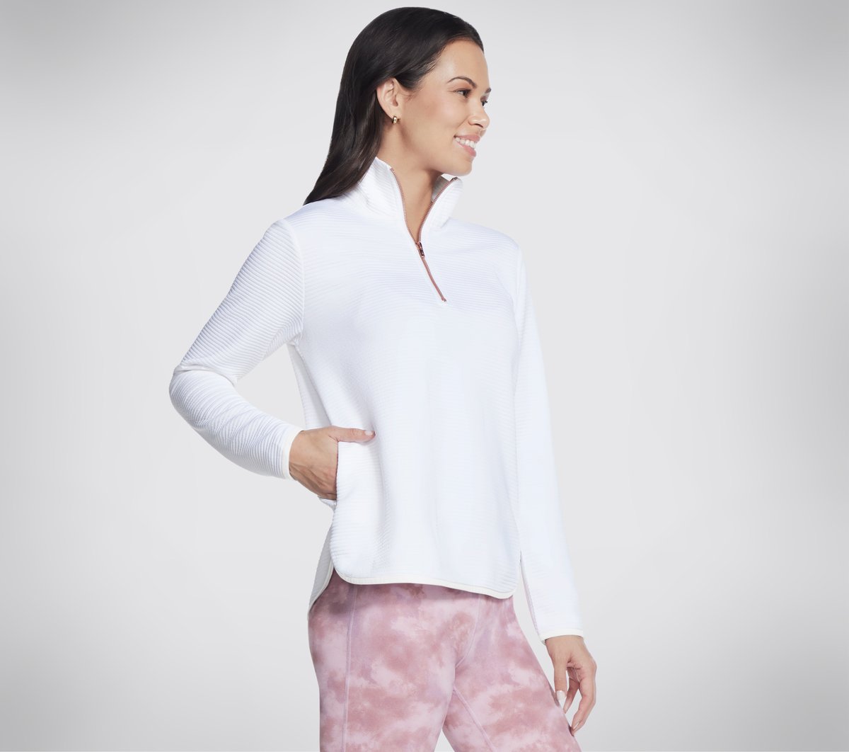 Skechers Discount | Soft Knit Ottoman 1/4 Zip