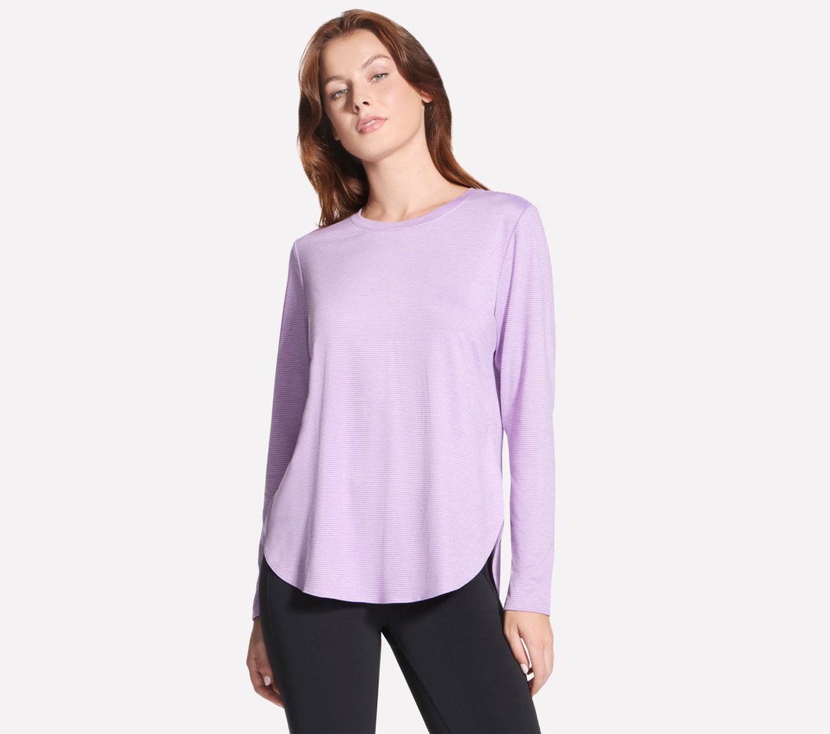 Skechers Discount | GO DRI Swift Stripe Long Sleeve