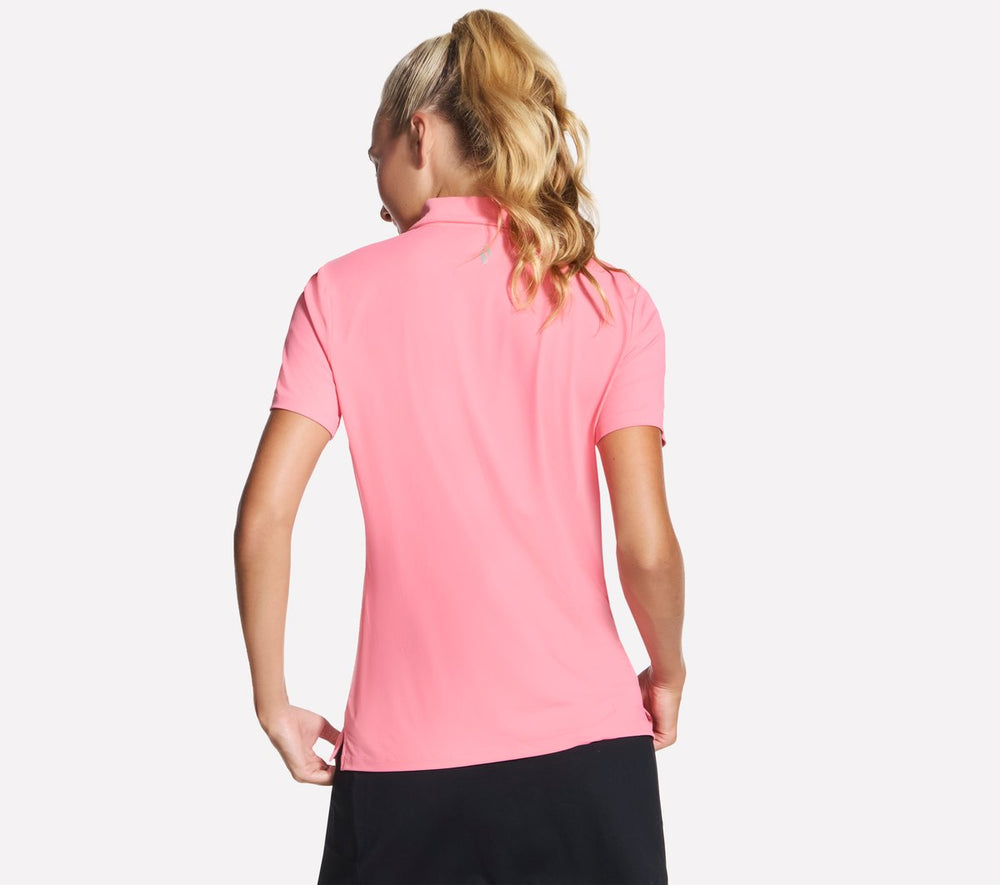 Skechers Onsale | GO GOLF Short Sleeve Birdie Zip Front Polo