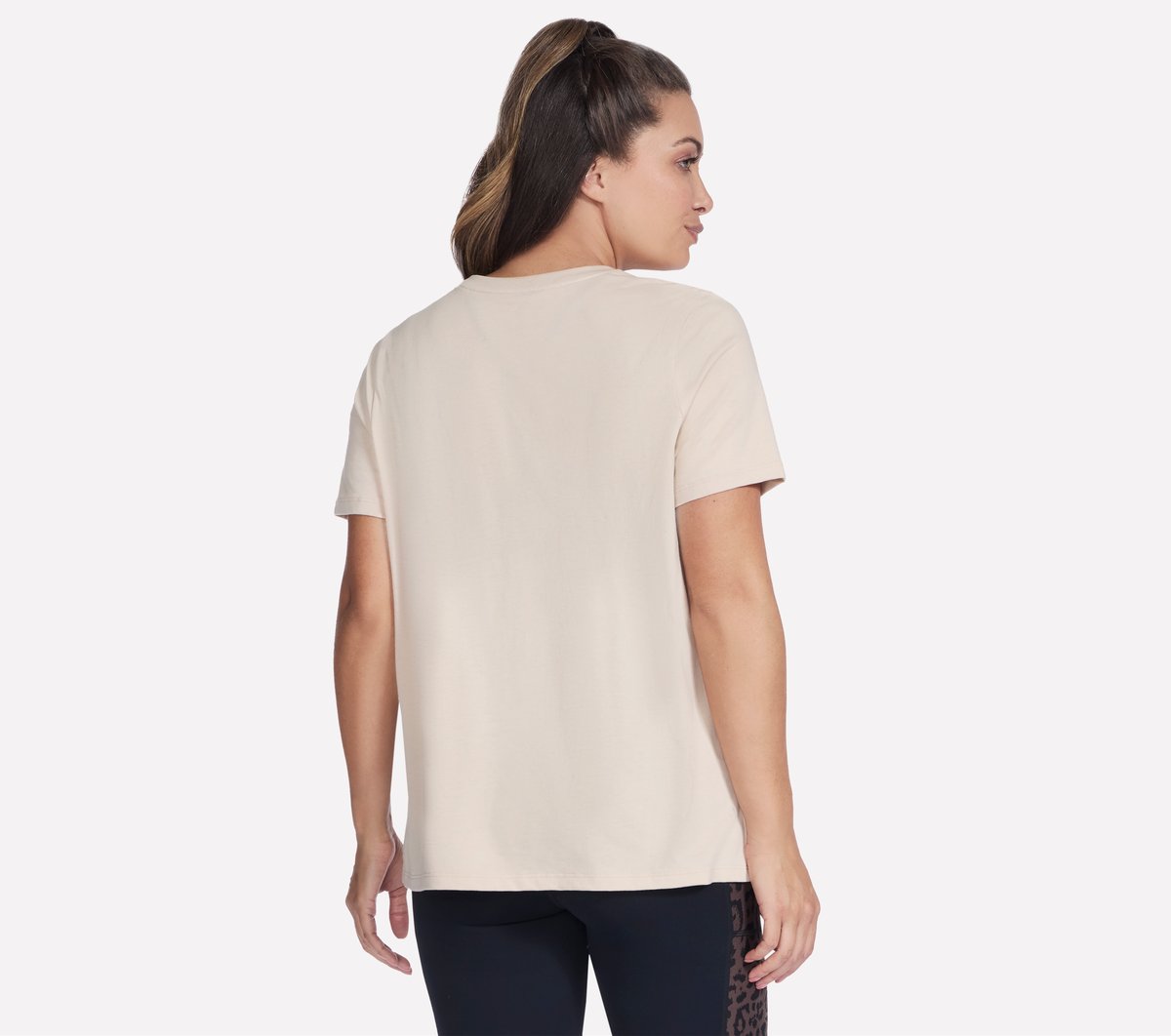 Skechers Sale | Diamond Cheetah Short Sleeve Tee