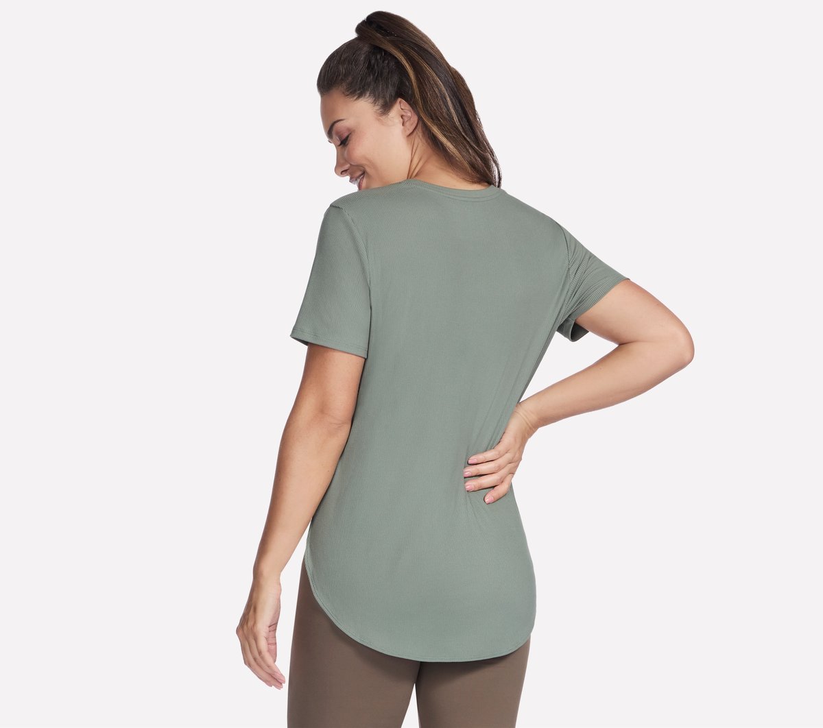 Skechers For Sale | GO WALK Luxe Rib Tunic Tee