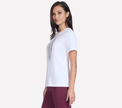 Skechers Sale | Floral Diamond Short Sleeve Tee