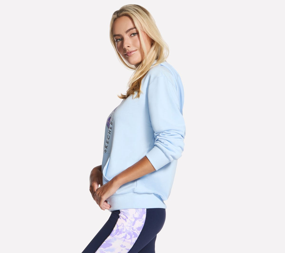 Skechers Discount | Floral Diamond Pullover Hoodie