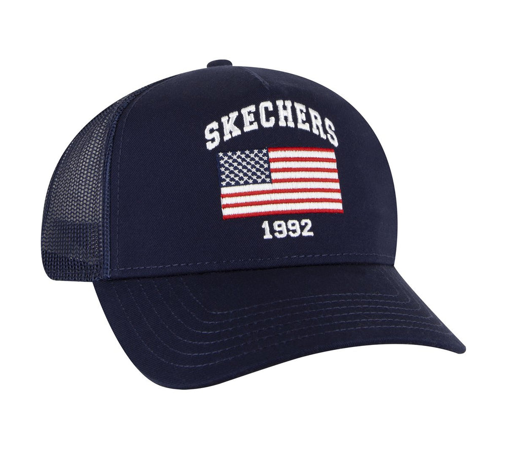 Skechers For Sale | Accessories USA Flag Trucker Hat