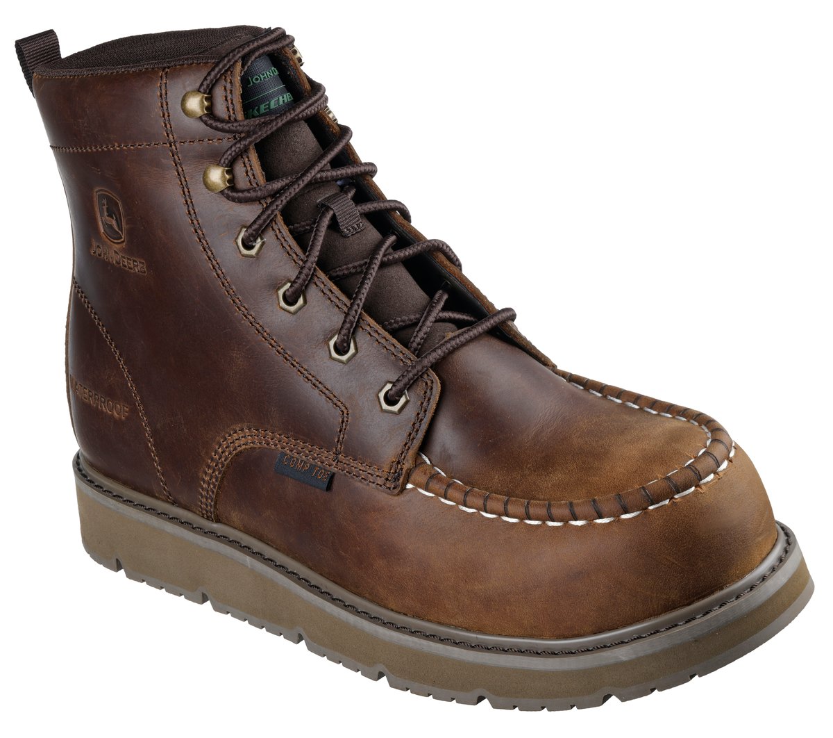 Skechers Discount | John Deere Waterproof: Flex-Wedge Ranger - Wild Yew