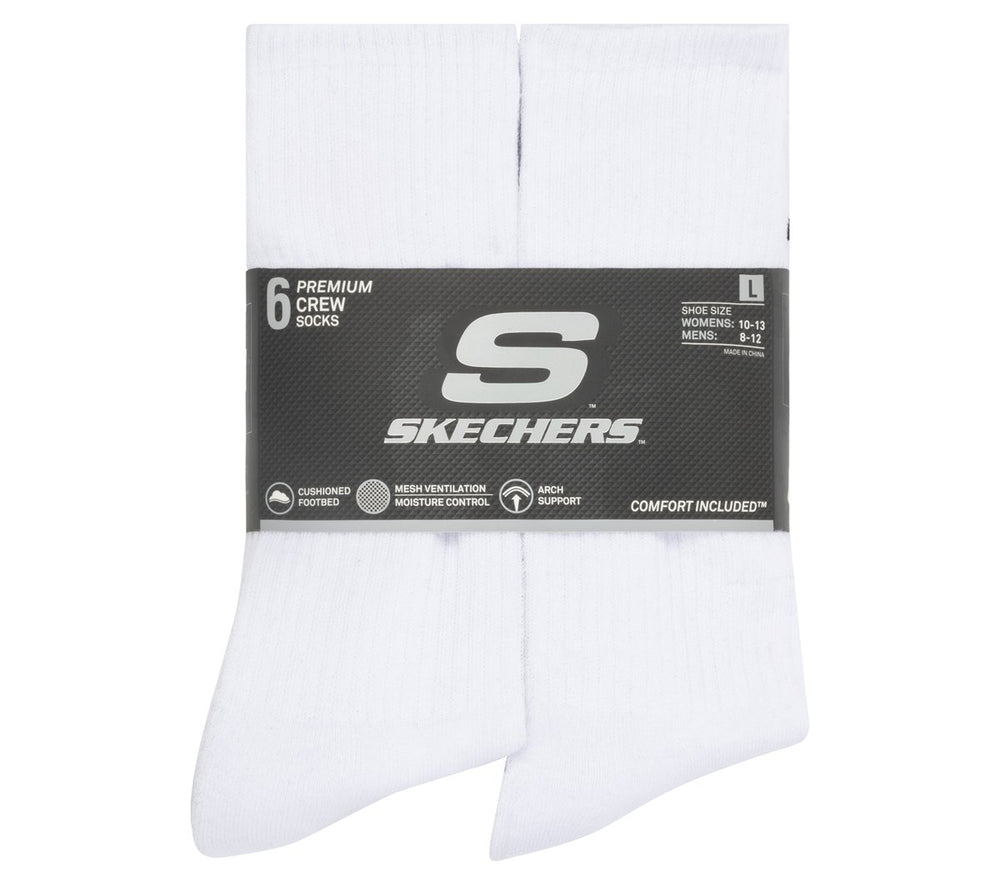 Skechers | 6 Pack Large Core Crew Socks