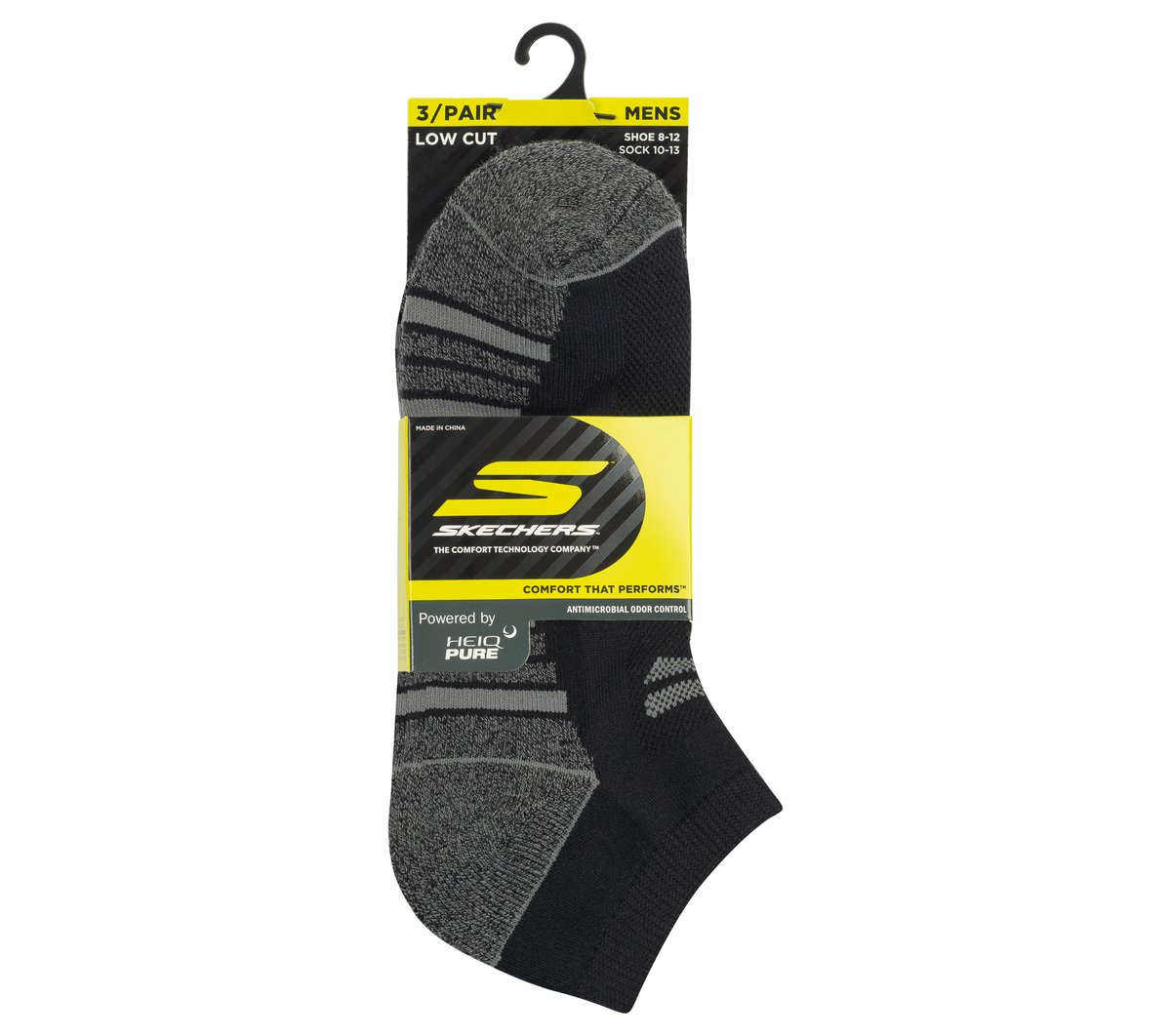 Skechers For Sale | 3 Pack Men's Half Terry Low Cut Socks