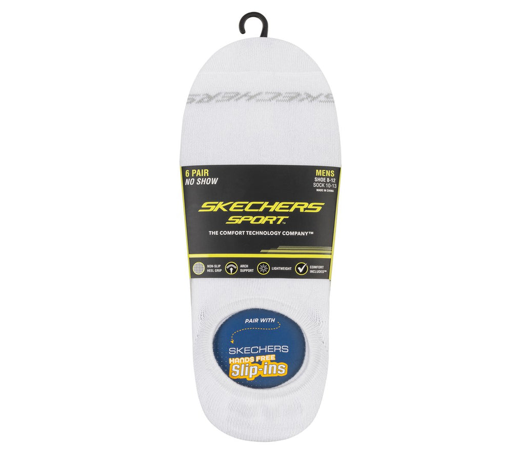 Skechers Onsale | 6 Pack Men's Sneaker Liner Socks