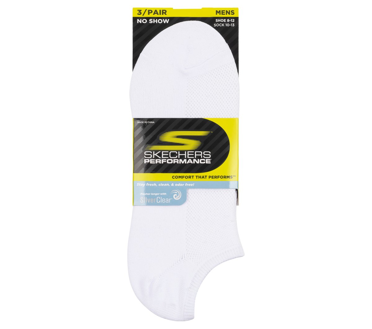 Skechers For Sale | 3 Pack No Show Stretch Socks