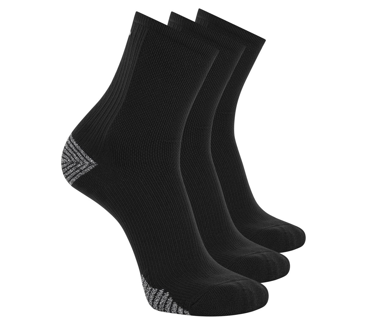 Skechers Sale | 3 Pack Men's Performance Running High Quarter Socks