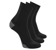 Skechers Sale | 3 Pack Men's Performance Running High Quarter Socks