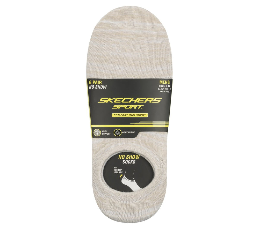 Skechers Discount | 6 Pack Men's Sneaker Liner Socks
