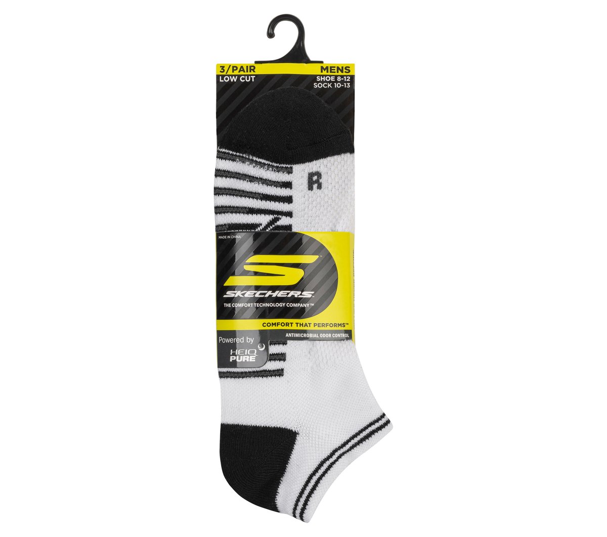 Skechers Onsale | 3 Pack Men's Performance Low Cut Running Socks