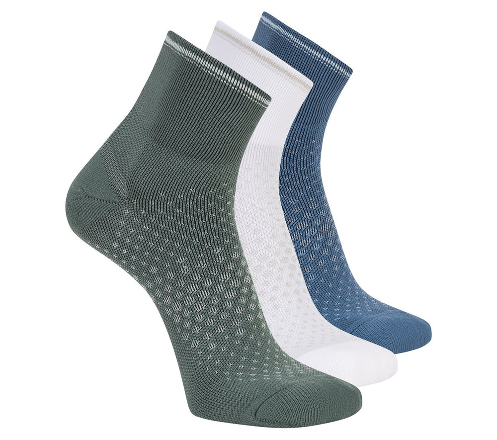 Skechers Onsale | 3 Pack Men's Performance Running Quarter Socks