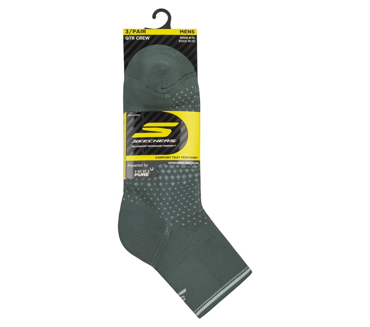 Skechers Onsale | 3 Pack Men's Performance Running Quarter Socks
