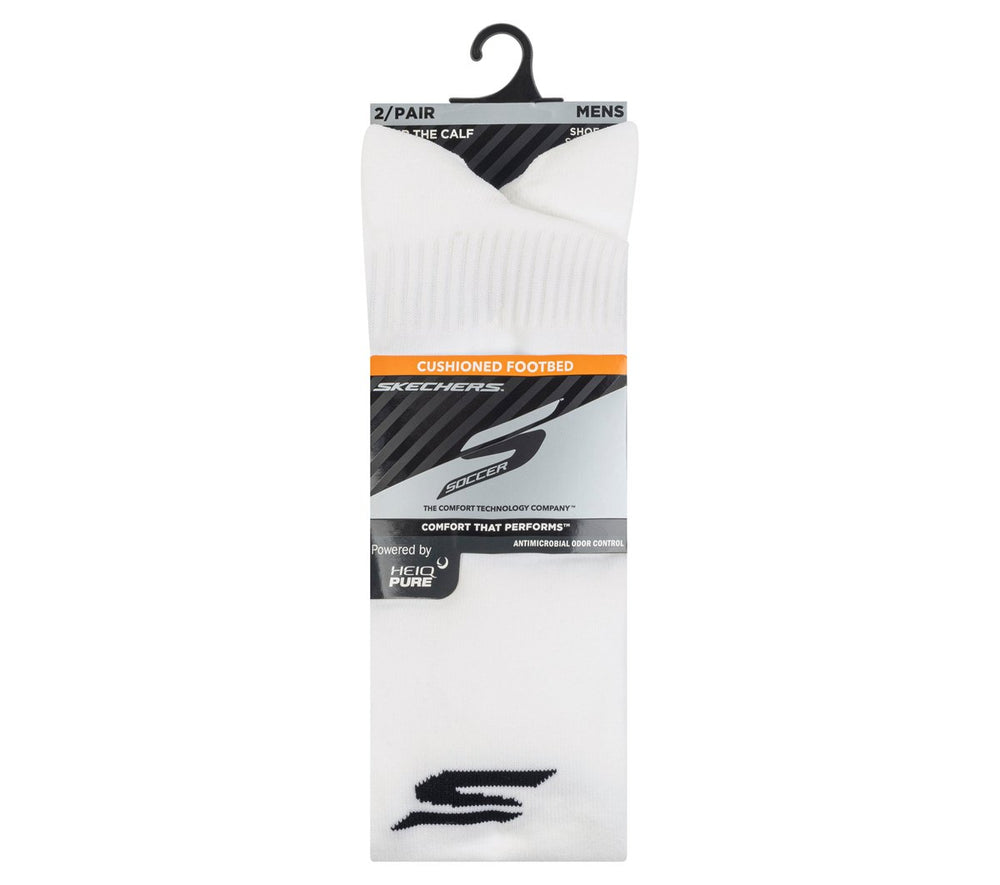 Skechers For Sale | 2 Pack Men's Performance Soccer Over The Knee Socks