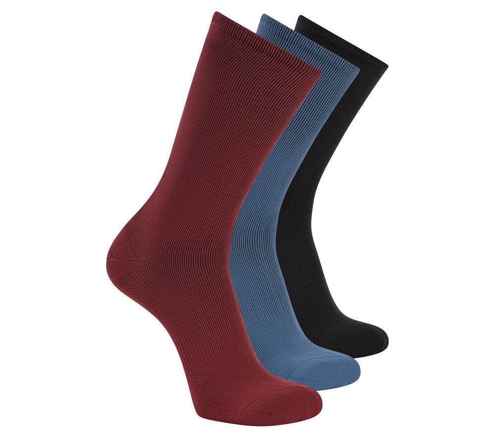 Skechers Onsale | 3 Pack Men's Reflective Performance Half Terry Crew Socks
