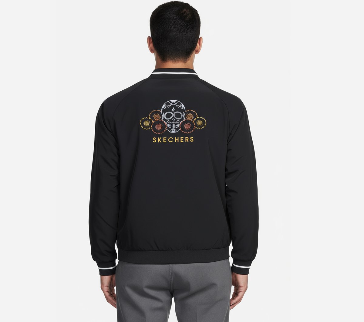 Skechers For Sale | Dia de Muertos Bomber Jacket