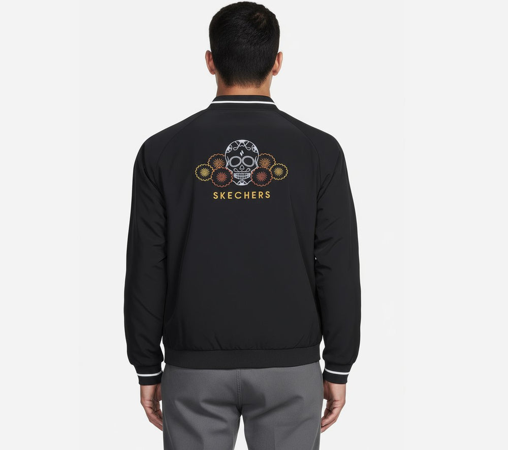 Skechers For Sale | Dia de Muertos Bomber Jacket