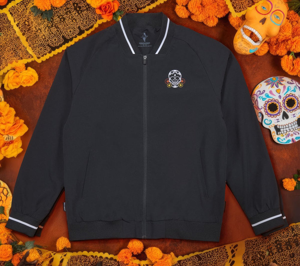 Skechers For Sale | Dia de Muertos Bomber Jacket