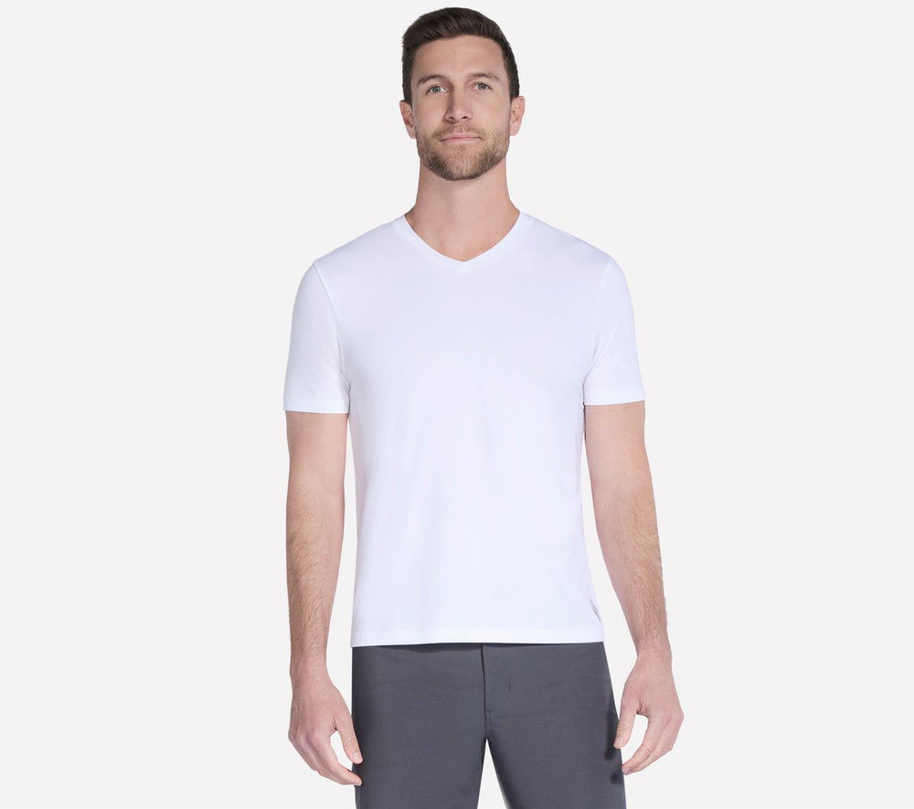Skechers For Sale | GO DRI Pima Short Sleeve V-Neck