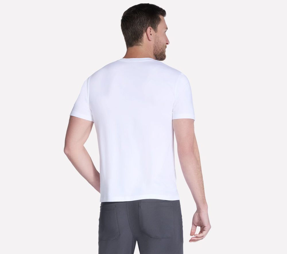 Skechers For Sale | GO DRI Pima Short Sleeve V-Neck